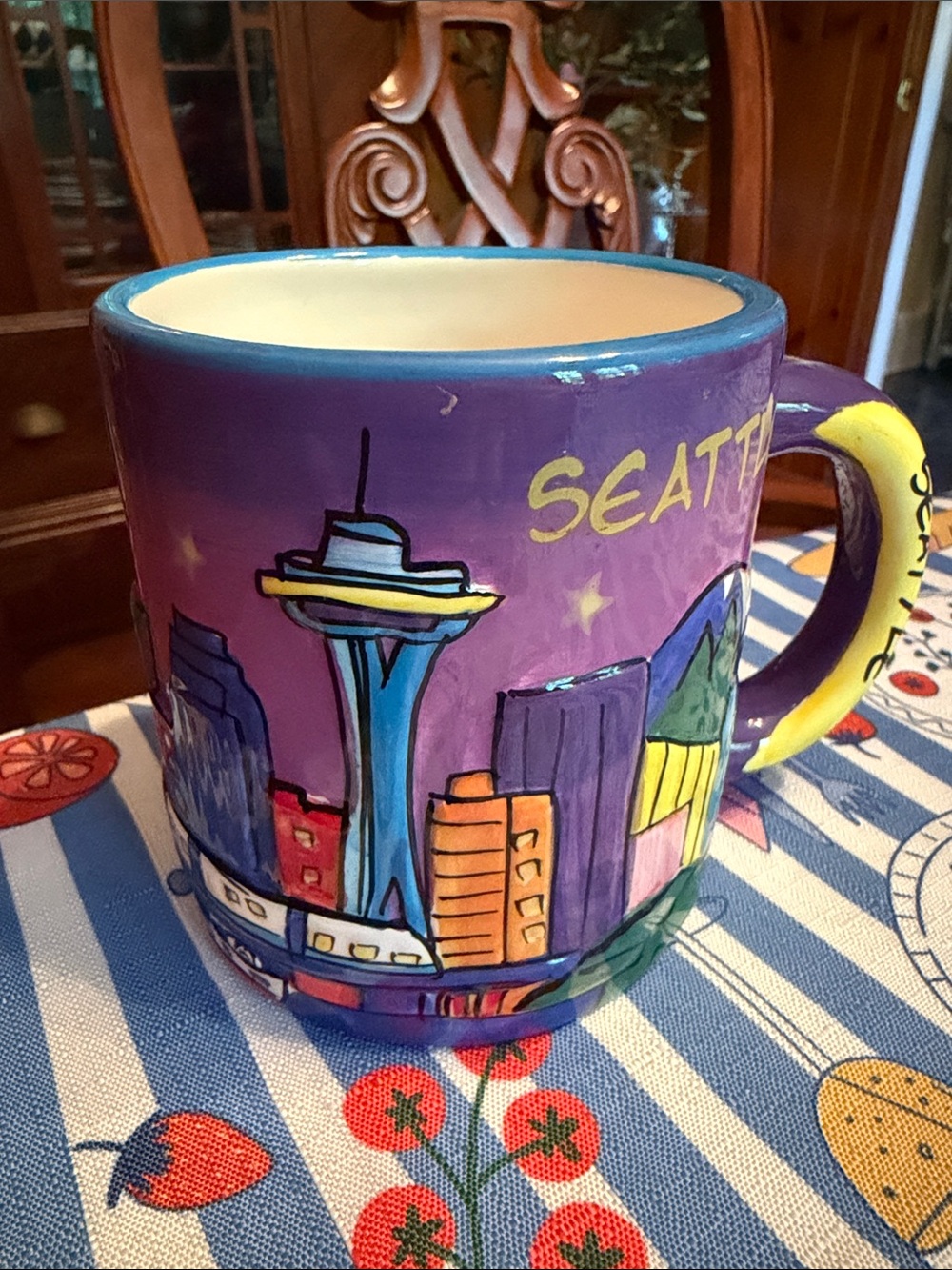 Seattle Emerald City Icons Mug